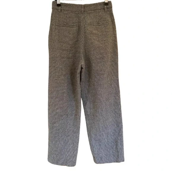 TOAST Plaid Wool Pleat Front Houndstooth Trousers UK Size 16 US Size 12 XL - Picture 3 of 14